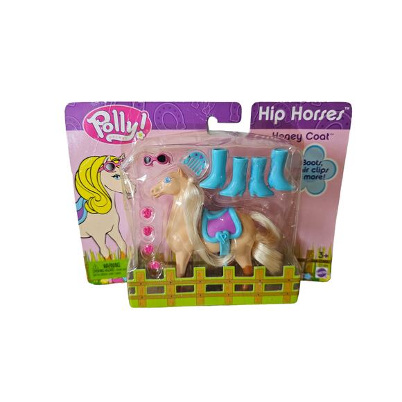 Polly Pocket Hip Horses Vintage 1994 Play Set Honey Coot - Picture 3 of 3